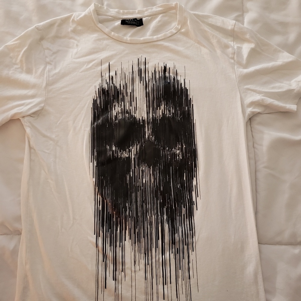 Zara mens size S amazing print tshirt
